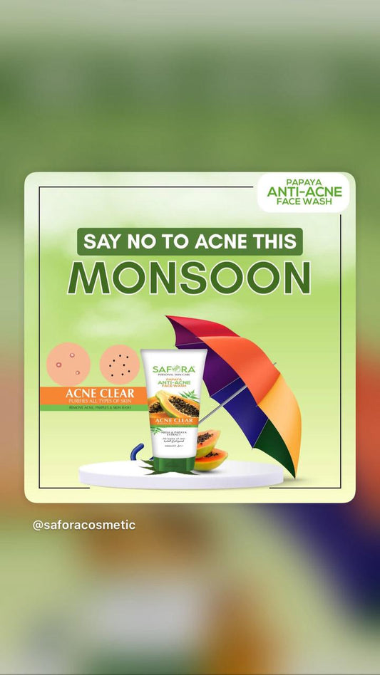 SAFORA ACNE CLEAR FACE WASH