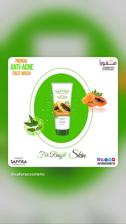 SAFORA ACNE CLEAR FACE WASH